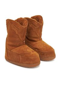 Inuikii Śniegowce Cowboy Emboidery 1002.024.0031 Beżowy. Kolor: beżowy. Materiał: zamsz, skóra #3