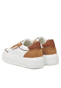 Love Moschino - LOVE MOSCHINO Sneakersy JA15515G0MIAO10B Biały. Kolor: biały. Materiał: skóra #3
