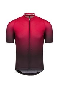 Assos - Koszulka rowerowa męska ASSOS MILLE GT SUMMER SS JERSEY C2 SHIFTER. Kolor: czarny, wielokolorowy, czerwony. Materiał: jersey. Sport: fitness