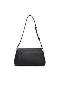 Calvin Klein Torebka Ck Push Shoulder Bag_Epi Mn K60K612143 Czarny. Kolor: czarny. Materiał: skórzane