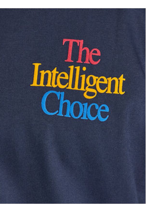 New Balance T-Shirt MT23502 Granatowy Relaxed Fit. Kolor: niebieski. Materiał: bawełna