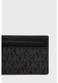 Michael Kors portfel i etui na karty 39F1LHDF5B męski kolor czarny. Kolor: czarny. Materiał: materiał #3