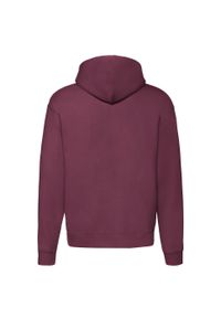 FRUIT OF THE LOOM - Bluza Męska Premium Z Pełnym Zamkiem Błyskawicznym. Kolor: czerwony, wielokolorowy, brązowy
