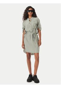 G-Star RAW - G-Star Raw Sukienka codzienna D29019-D724 Zielony Regular Fit. Okazja: na co dzień. Kolor: zielony. Materiał: wiskoza. Typ sukienki: proste. Styl: casual #4