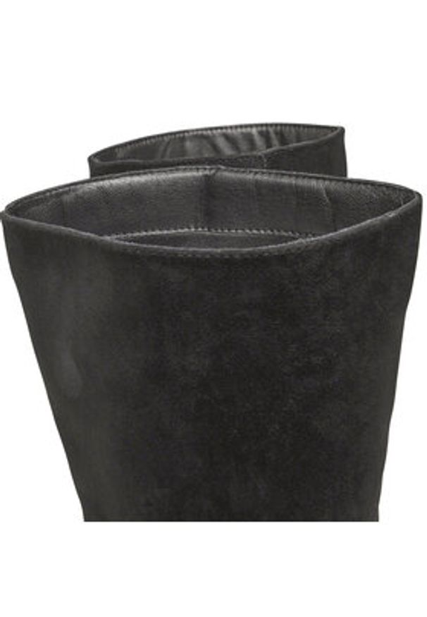 Jenny Fairy Kozaki LS5602-16 Czarny. Kolor: czarny. Materiał: materiał