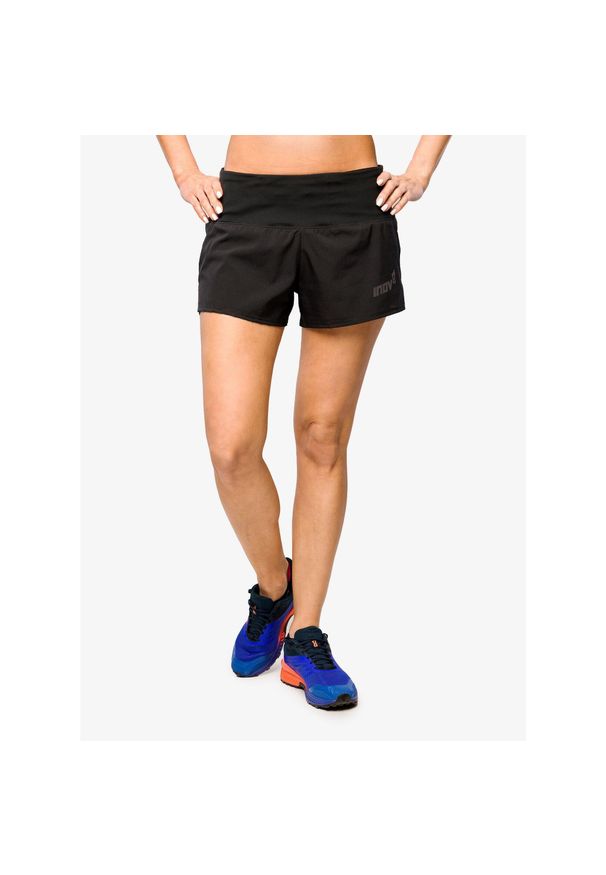 Spodenki do biegania damskie Inov-8 Trailfly Ultra 3 2in1 Short. Kolor: czarny