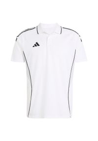 Adidas - Koszulka męska adidas Tiro 25 Competition Polo. Typ kołnierza: polo. Kolor: biały, wielokolorowy, czarny. Styl: sportowy