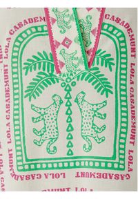 LOLA CASADEMUNT Sukienka letnia LS2616074 Kremowy Regular Fit. Kolor: kremowy. Materiał: bawełna. Sezon: lato #2