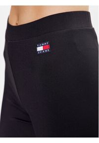 Tommy Jeans Szorty sportowe Badge DW0DW15379 Czarny Slim Fit. Kolor: czarny. Materiał: syntetyk #5