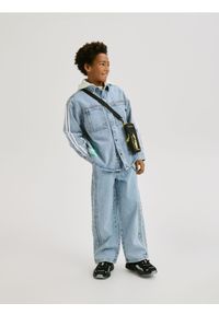 Reserved - Jeansy baggy - niebieski. Kolor: niebieski #1