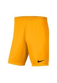 Nike - Męskie Spodenki Dry Park III. Kolor: żółty. Sport: turystyka piesza #1