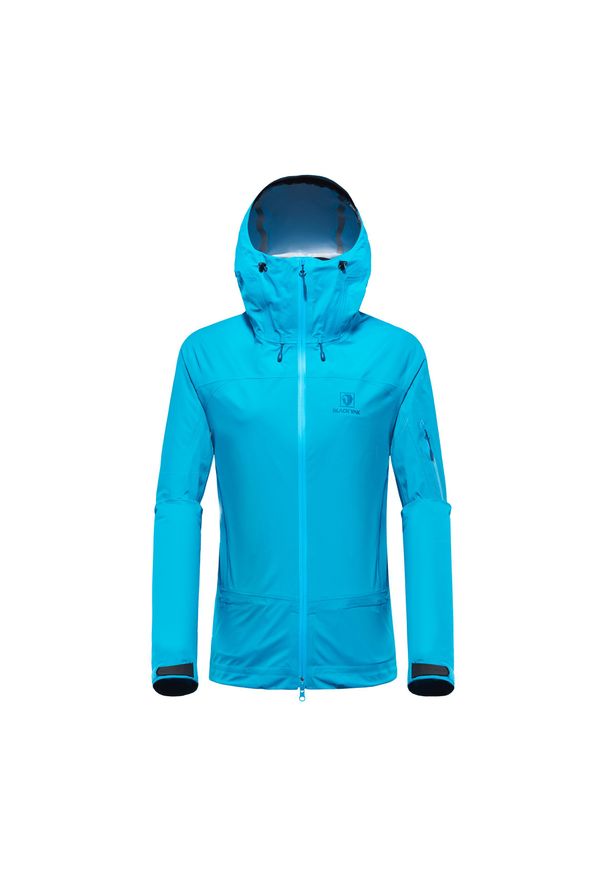 BLACK YAK - Kurtka turystyczna damska Blackyak HARIANA Gore-Tex przeciwdeszczowa. Kolor: niebieski. Technologia: Gore-Tex