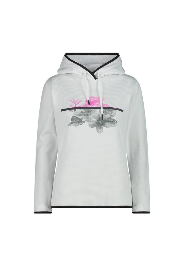 Bluza damska turystyczna CMP 34E3516. Okazja: na co dzień. Kolor: biały. Styl: casual, sportowy. Sport: turystyka piesza