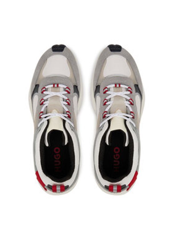 Hugo - HUGO Sneakersy 50541703 Szary. Kolor: szary. Materiał: materiał