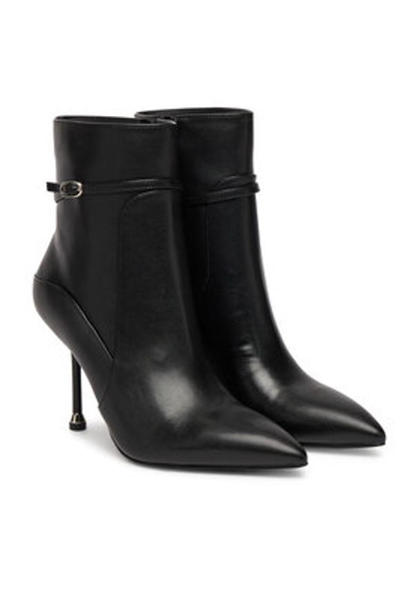 Liu Jo Botki Demi 06 SF5005 P0102 Czarny. Kolor: czarny. Materiał: skóra