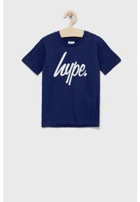 Hype t-shirt dziecięcy (3-pack) wzorzysty. Okazja: na co dzień. Kolor: niebieski. Materiał: dzianina. Wzór: nadruk. Styl: casual #9