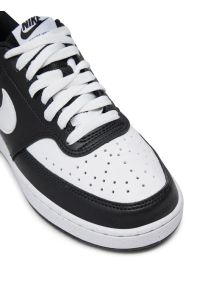Nike - NIKE COURT VISION LO NN Sneakersy damskie. Okazja: na co dzień. Kolor: czarny. Materiał: guma, materiał. Szerokość cholewki: normalna. Model: Nike Court