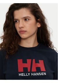 Helly Hansen T-Shirt Logo 33979 Granatowy Regular Fit. Kolor: niebieski. Materiał: bawełna #7