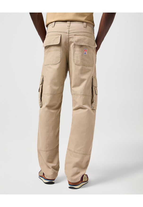Wrangler - WRANGLER MĘSKIE SPODNIE BOJÓWKI WRANGLER CJ REL CARGO PANT KELP 112362823. Materiał: denim, bawełna