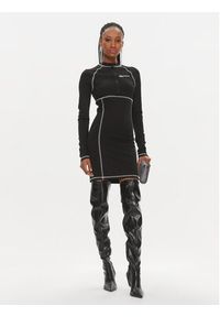Karl Lagerfeld Jeans Sukienka codzienna 240J1301 Czarny Slim Fit. Okazja: na co dzień. Kolor: czarny. Materiał: syntetyk. Typ sukienki: proste. Styl: casual #5