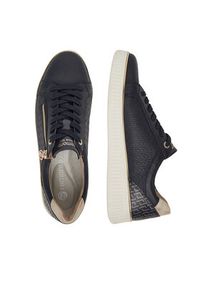 Remonte Sneakersy D2E00-14 Granatowy. Kolor: niebieski. Materiał: syntetyk, skóra #5