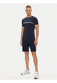 Emporio Armani Underwear T-Shirt 111035 4R729 00135 Granatowy Slim Fit. Kolor: niebieski. Materiał: bawełna