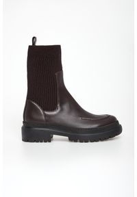 Trapery damskie skórzane PESERICO. Materiał: skóra #2