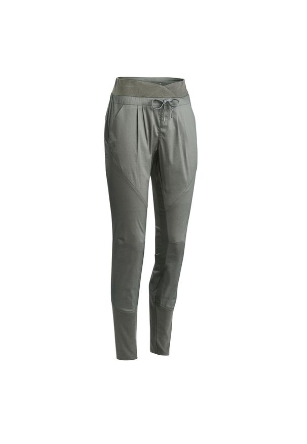 quechua - Spodnie turystyczne damskie Quechua NH500 Slim. Materiał: bawełna, poliester, materiał, elastan