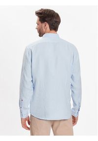 CINQUE Koszula Cisteve 9062 Błękitny Slim Fit. Kolor: niebieski. Materiał: len #2
