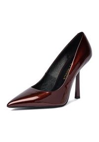 Eva Minge Szpilki EO-ESME-808-Y5P Bordowy. Kolor: czerwony. Materiał: syntetyk, skóra. Obcas: na szpilce #7
