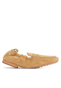 TOMMY HILFIGER - Tommy Hilfiger Lordsy Th Suede Moccasin FW0FW07714 Khaki. Kolor: brązowy