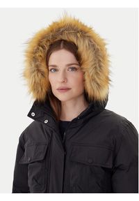 Hunter Parka Glyder HARW0014252 Czarny Regular Fit. Kolor: czarny. Materiał: syntetyk