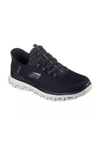 skechers - Adidasy Skechers Glide-step - Noxus, Mężczyźni. Kolor: czarny. Materiał: materiał