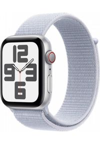 APPLE - Smartwatch Apple Watch SE GPS + Cellular 40mm Silver Alu Sport Loop Niebieski (MXGE3ET/A). Rodzaj zegarka: smartwatch. Kolor: niebieski. Styl: sportowy