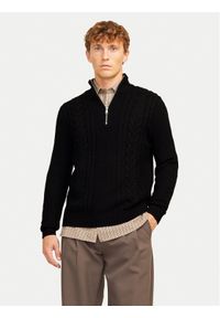 Jack & Jones - Jack&Jones Sweter Craig 12260826 Czarny Regular Fit. Kolor: czarny. Materiał: syntetyk #1