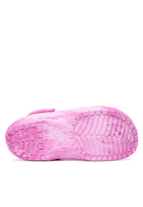 Crocs Klapki Classic Watercolor Marbled Clog 211583 Różowy. Kolor: różowy