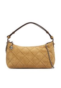 Tory Burch Torebka Fleming Suede Pochette 185797 Kremowy. Kolor: kremowy. Materiał: skórzane #4