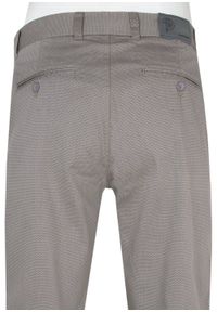 Spodnie Męskie Ravanelli - Slim Fit - Beżowe. Kolor: brązowy, wielokolorowy, beżowy. Materiał: bawełna, poliester #2