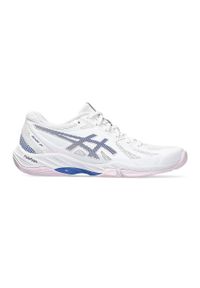 Buty do squasha damskie Asics Blade FF. Kolor: niebieski, wielokolorowy, biały