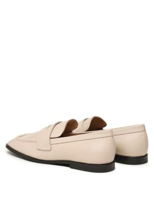 Gino Rossi Lordsy PENELOPE-01 Beżowy. Kolor: beżowy. Materiał: skóra