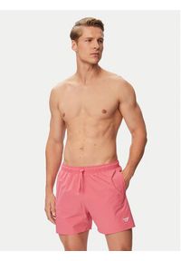 Emporio Armani Szorty kąpielowe EM000583 AF20424 UA303 Różowy Regular Fit. Kolor: różowy. Materiał: syntetyk #2
