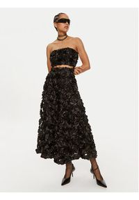 ROTATE Top Emili 112949100 Czarny Slim Fit. Kolor: czarny. Materiał: syntetyk #4