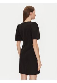 Haveone Sukienka koktajlowa AFS-M064 Czarny Regular Fit. Kolor: czarny. Materiał: syntetyk. Styl: wizytowy #3