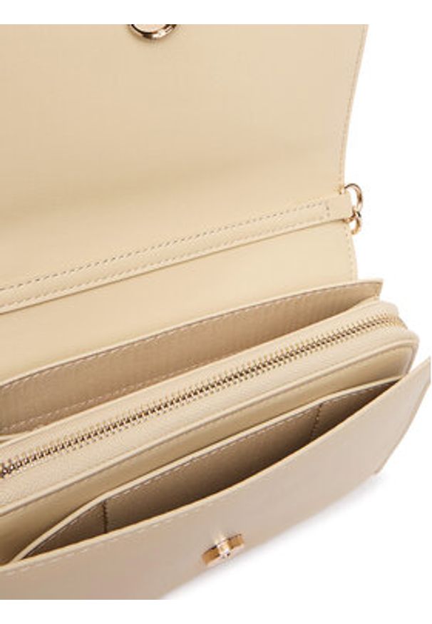 VALENTINO - Valentino Torebka Ember VBS9IE17 Écru. Kolor: kremowy. Materiał: skórzane