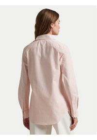 Polo Ralph Lauren Koszula 211941508005 Różowy Slim Fit. Typ kołnierza: polo. Kolor: różowy. Materiał: bawełna