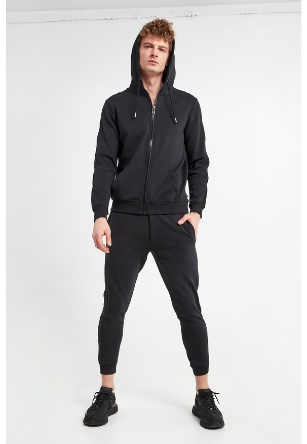 Bluza dresowa męska Sarkis JOOP!. Materiał: dresówka, bawełna, materiał. Wzór: haft