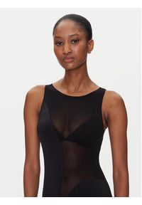 Wolford Sukienka koktajlowa Satin Sheer 57176 Czarny Slim Fit. Kolor: czarny. Materiał: syntetyk. Styl: wizytowy