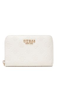 Guess Duży Portfel Damski Phoebe Slg SWPD96 65140 Biały. Kolor: biały. Materiał: skóra