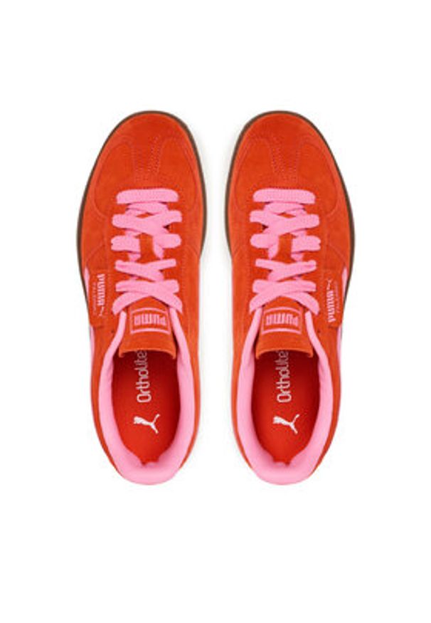 Puma Sneakersy Palermo 396463 72 Czerwony. Kolor: czerwony. Materiał: zamsz, skóra