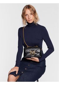 Pinko Torebka Love Mini Puff Cl PE 23 PLTT 100039 A0F2 Czarny. Kolor: czarny. Materiał: skórzane #1